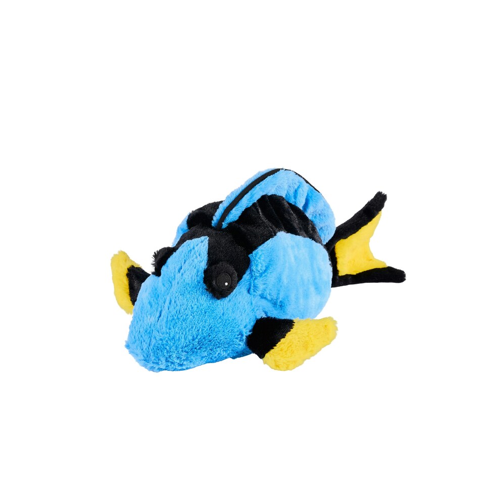 image 1 of Warmies Blue Tang Plush Microwaveable Weighted Cuddly Toy