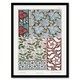 image 1 of Maurice Pillard Verneuil Framed Wall Art Periwinkle Flower Pattern Home Décor