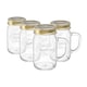 image 1 of Bormioli Rocco Quattro Stagioni Glass Preserving Mason Jars - 475ml - Clear - Pack of 4
