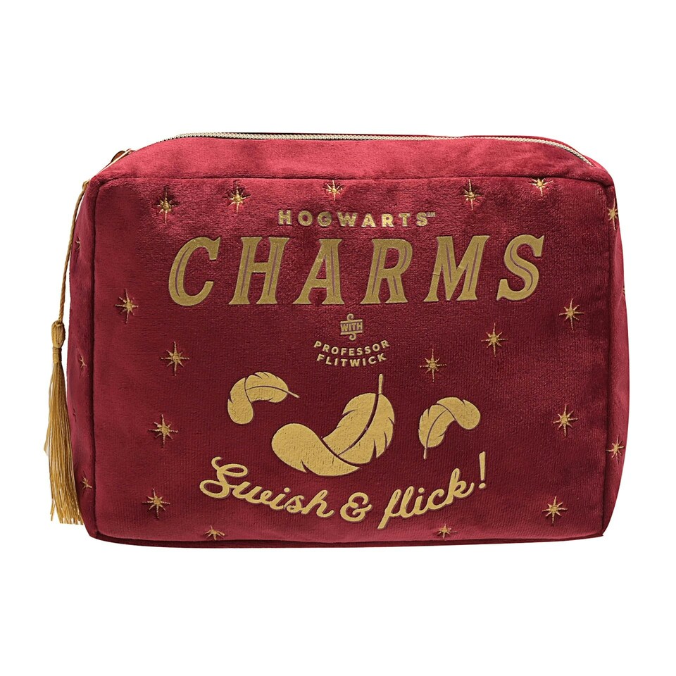 image 1 of Warner Bros Harry Potter Alumni Wash Bag Charms