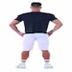 image 2 of Fancy Dress Adult Quarterback Black White - S