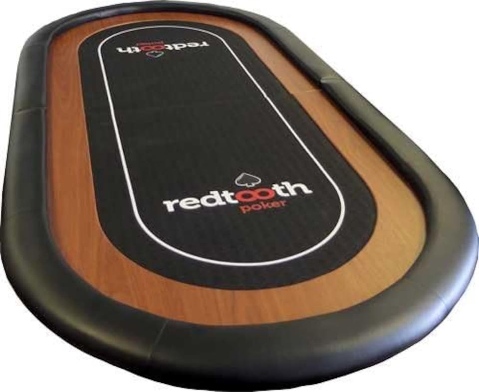 image 1 of Redtooth Poker Professional Folding Black Speed Cloth Poker Table Top For 8 Players