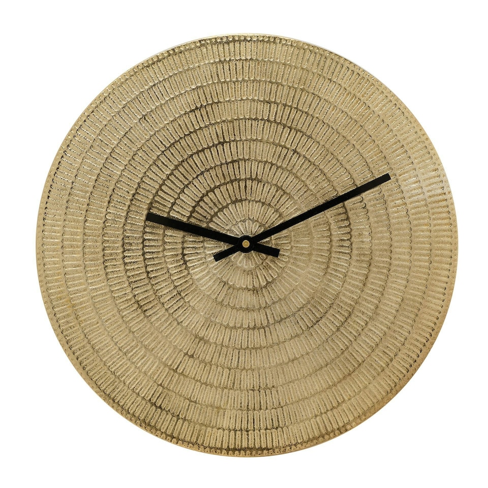 image 1 of Interval Metal Wall Clock 30cm - Gold Gold
