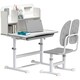 image 6 of AIYAPLAY Kids Desk and Chair Set w/ Tiltable Desktop, Reading Rack Pink