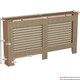 image 2 of Vida Designs Milton Radiator Cover MDF Slatted Cabinet, Unfinished, 152cm