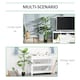 image 6 of Outsunny 100cm/3.3FT Artificial Monstera Tree Fake Plant in Pot Indoor