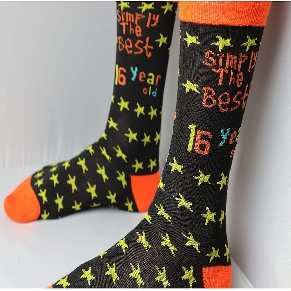 image 1 of Simply The Best Age 16 Socks | Multi