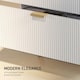image 9 of HOMCOM Chest of Drawers with 4 Drawers for Bedroom, Living Room, White