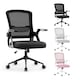 image 1 of Rattantree Ergonomic Swivel Computer Chair with Flip-Up Armrests
