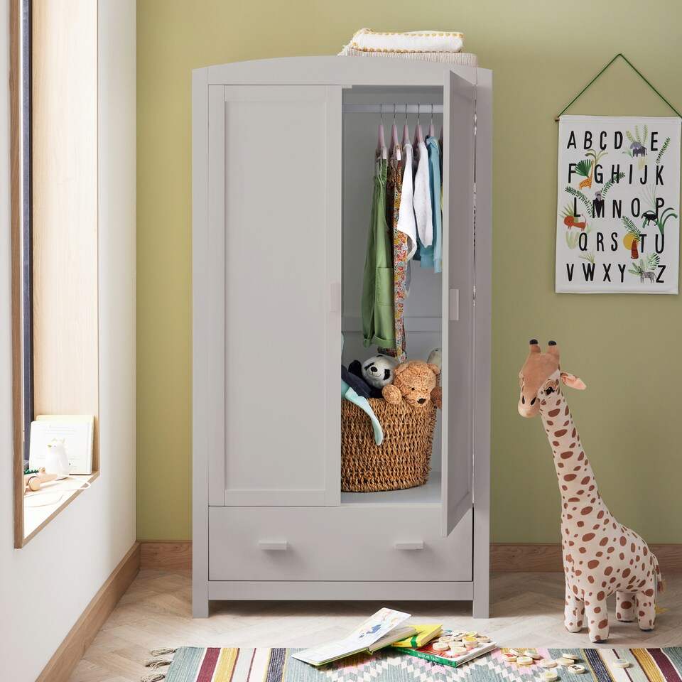image 1 of Babymore Universal Wardrobe - Grey Grey