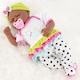 image 1 of BiBi Doll 20" Fay Ethnic Reborn Baby Doll Girl with Closed Eyes, Dummy & Bottle