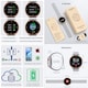 image 6 of Fall Detection & SOS Alerts Smart Watch- 24/7 Remote Health & Safety Monitoring- Heart Rate, Body Temperature, Blood Pressure, SpO2, 10 Day Battery- Audar E2-GB