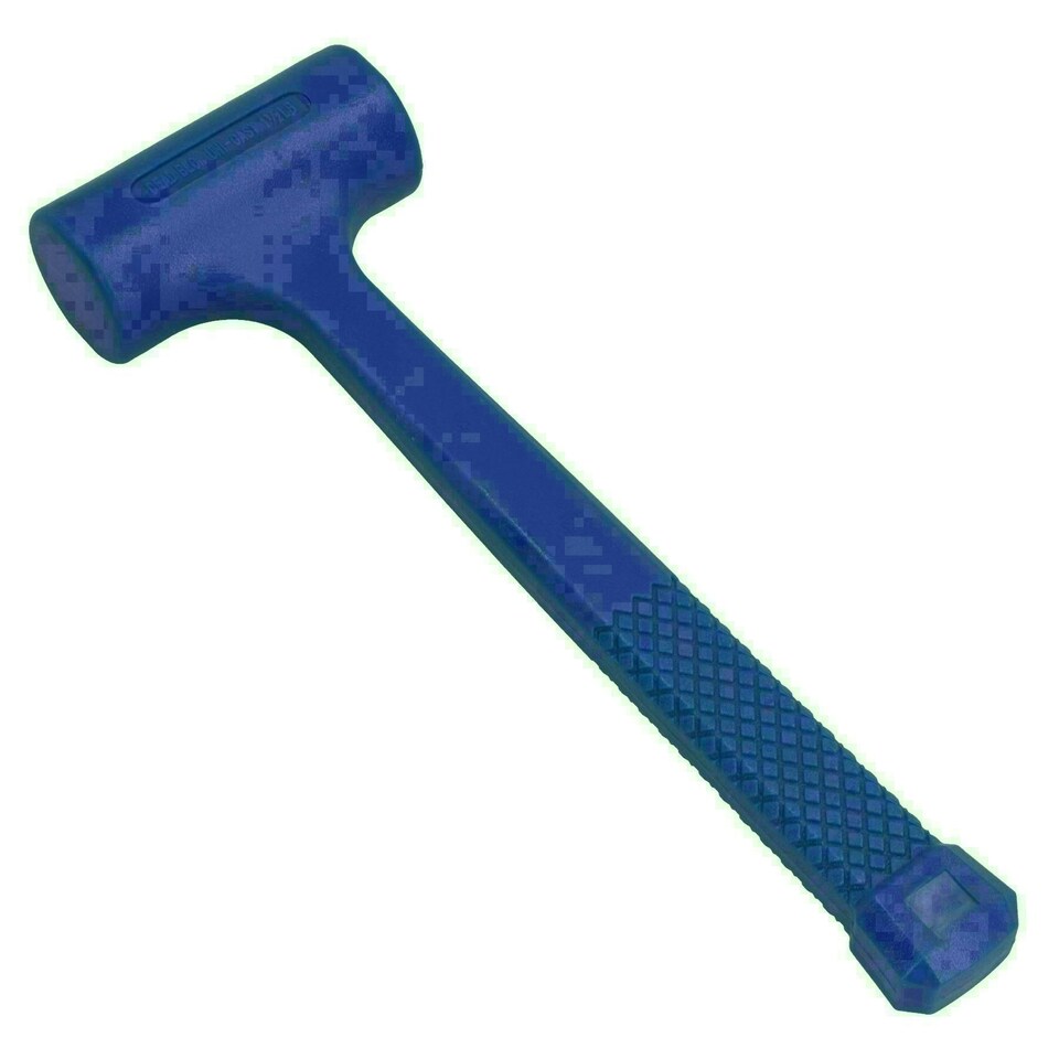 image 1 of 1.5lb Dead Blow Hammer Mallet Shot Loaded Head Impact Recoil Non Marking