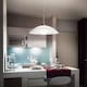 image 2 of Lana 1 Light Small Dome Ceiling Pendant Chrome, E27