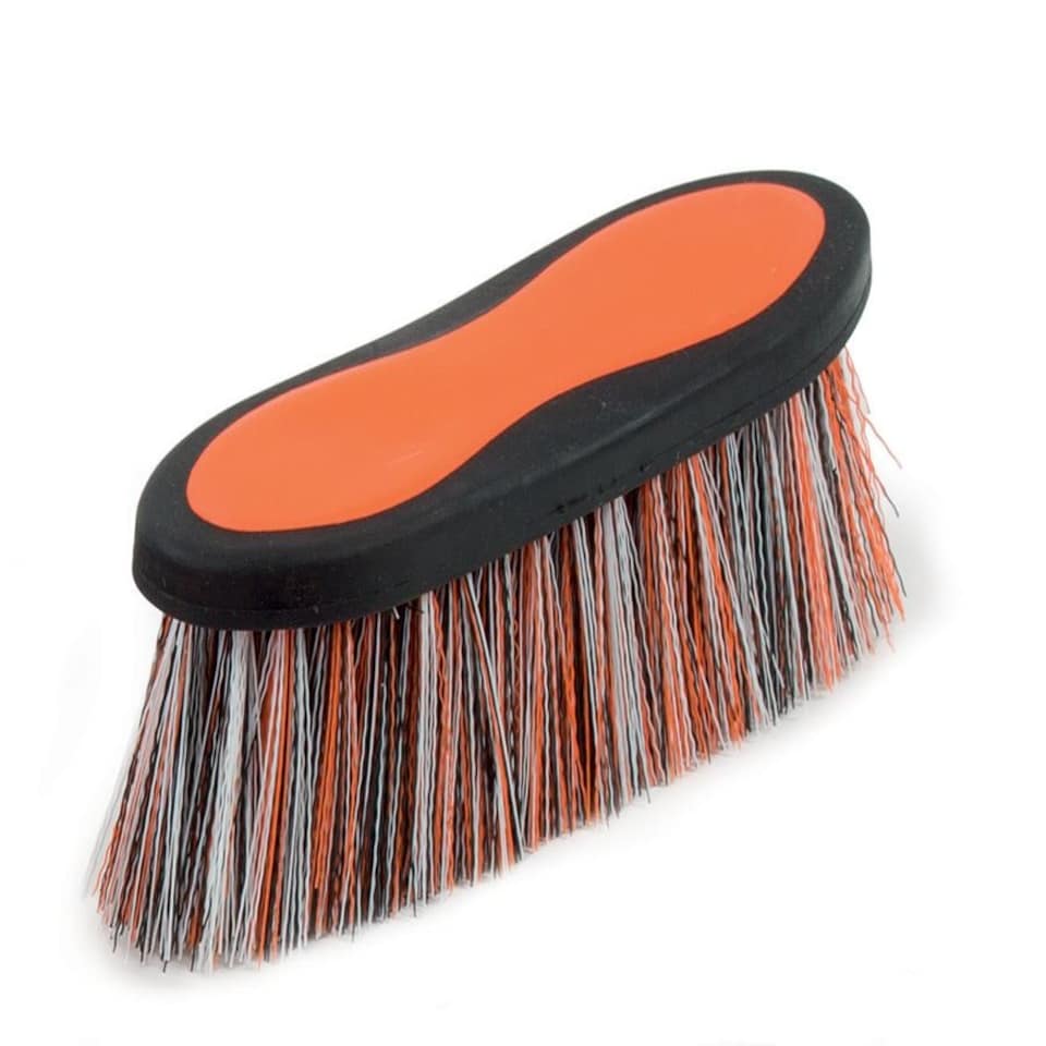 image 1 of Shires Ezi-Groom Long Bristle Dandy Brush Orange | Size: Large
Colour: Orange