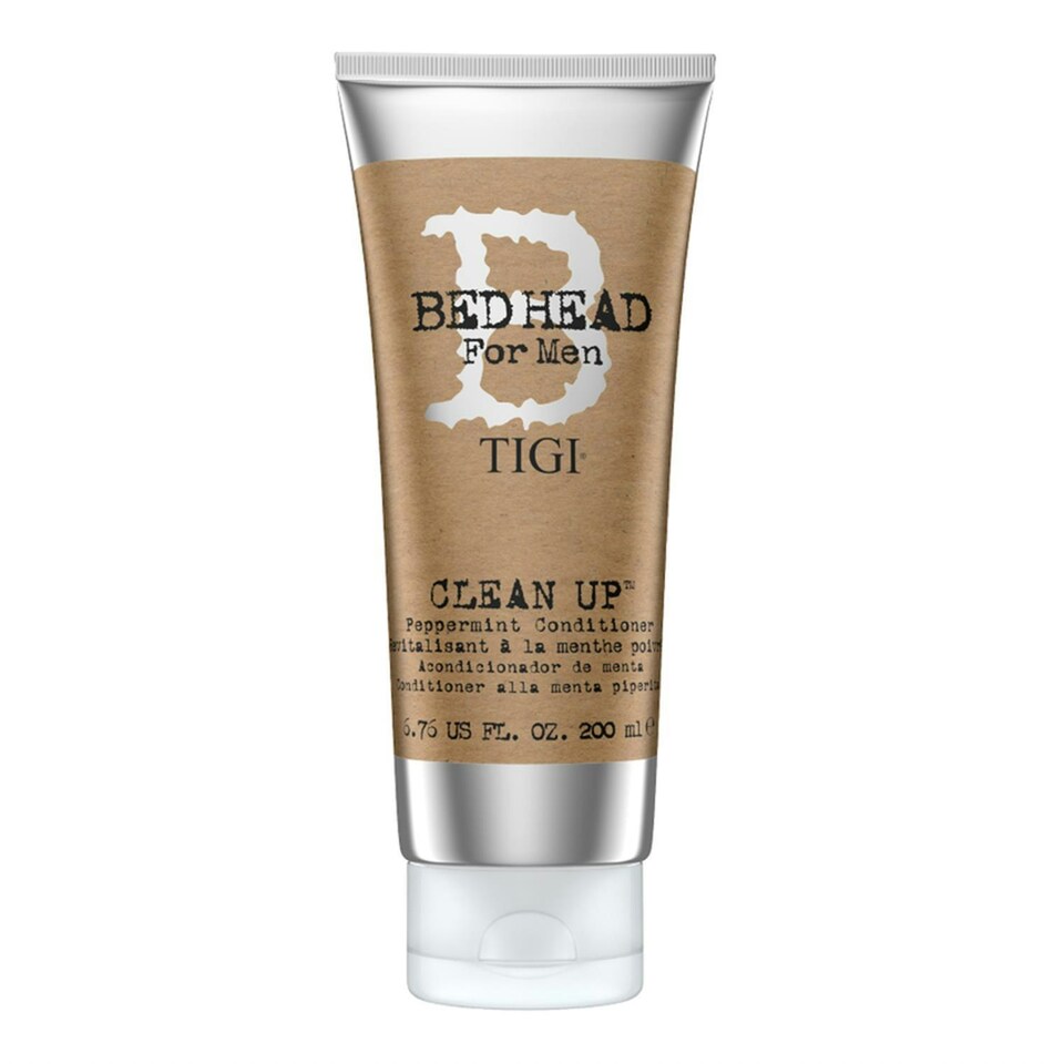 image 1 of Bed Head for Men by TIGI Clean Up Mens Daily Conditioner for Normal Hair 200ml,2pk