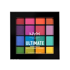 NYX Ultimate Color 16 Vibrant Eyeshadow Palette - Brights