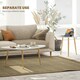 image 5 of HOMCOM Coffee Table Set of 2 Nesting End Side Tables White