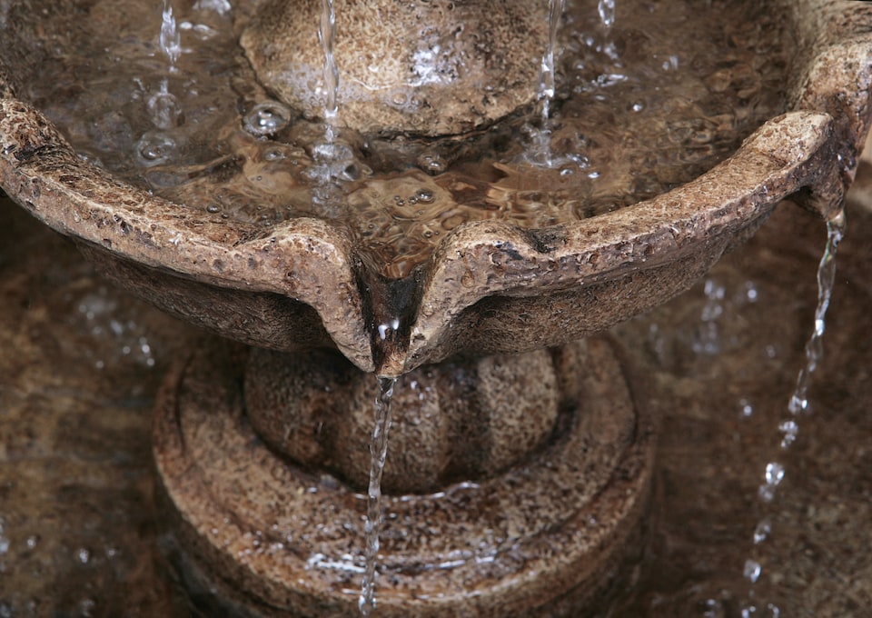 image 1 of Jata 2-Tier Water Fountain 93cm