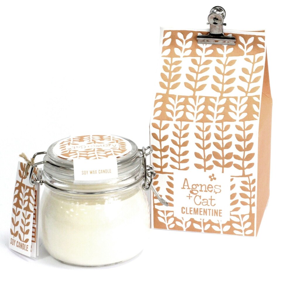 Serenityy Agnes + Cat Kilner Jar Candle - Clementine