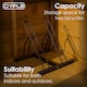 image 6 of Double Heavy Duty Bike Bicycle Floor Parking Stand Holder Storage Rack