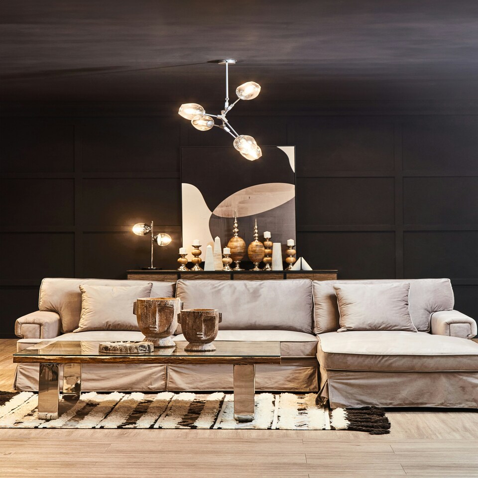 image 1 of Interiors by Premier Natural U Shaped Base Coffee Table Brown