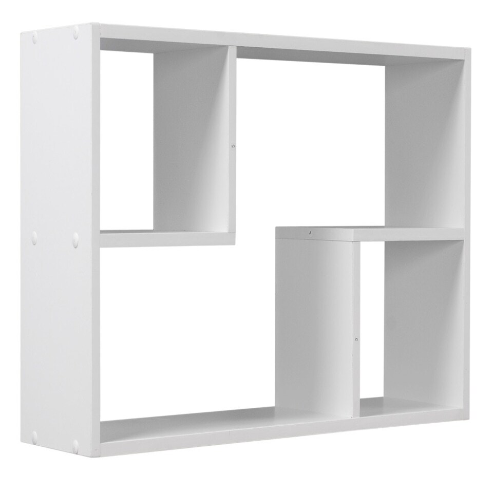 image 1 of Modular Wall Mounted Shelf Unit Brown | Unit Colour: Oak