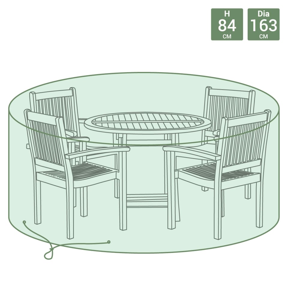 image 1 of Charles Bentley Medium Tarpaulin Garden Furniture Set Cover
