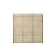 image 1 of Pack of 8 (Total 8 Unit) Pressure Treated Contemporary Slatted Fence Panel - 6ft x 6ft (1.8m x 1.8m)