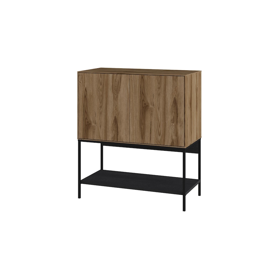 image 1 of Decortie Amira Compact Sideboard 80cm Whiskey Oak