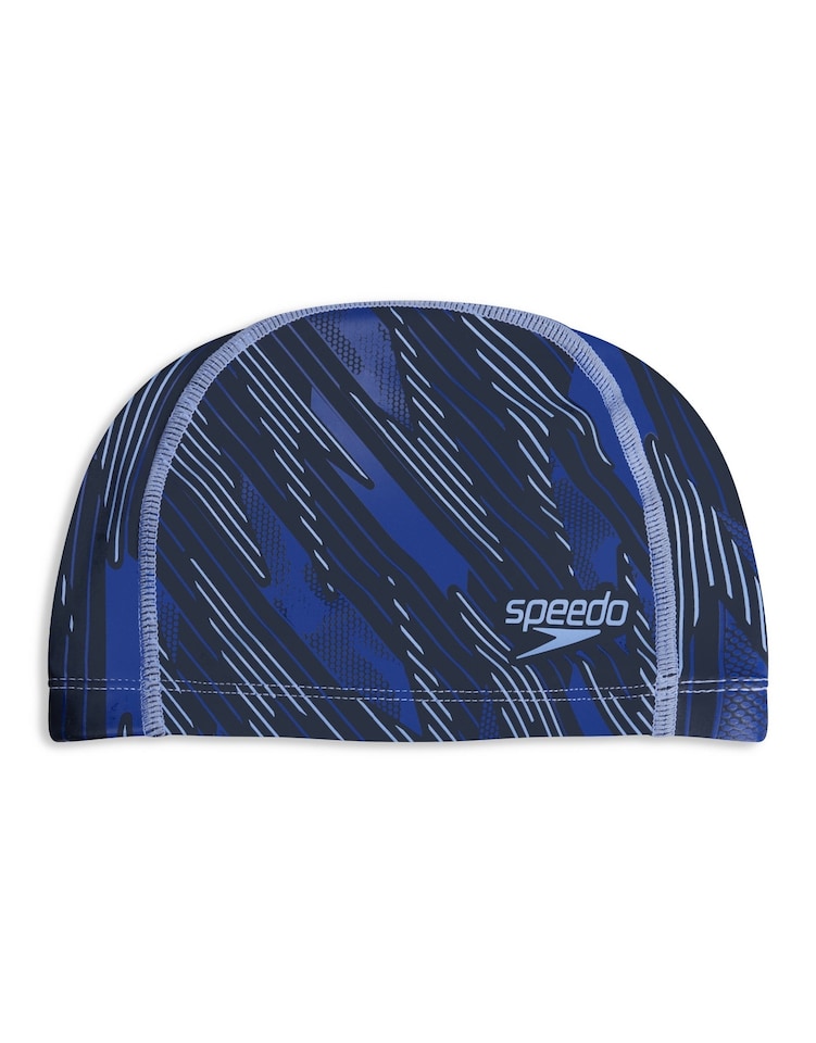image 1 of Speedo Boom Ultra Pace Swim Cap - Navy/Blue