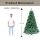 image 5 of 10FT Green Alaskan Pine Christmas Tree | Green | Green