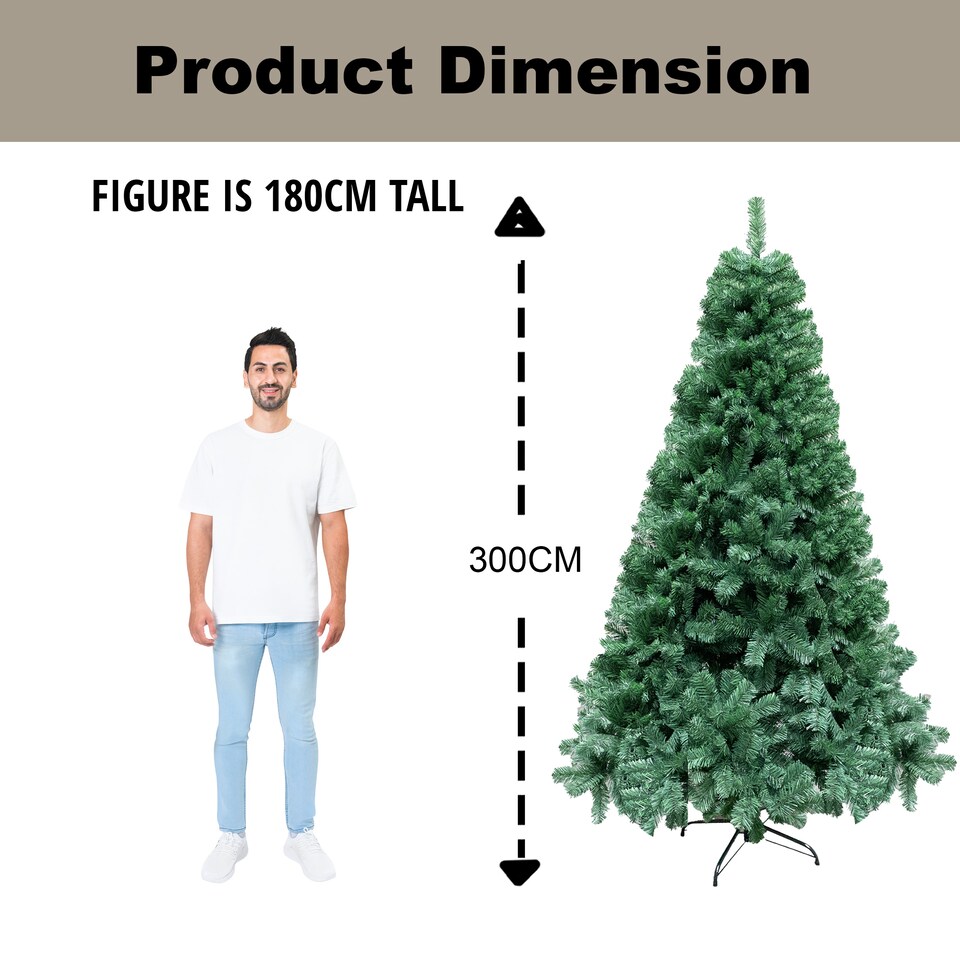 image 1 of 10FT Green Alaskan Pine Christmas Tree | Green | Green