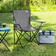 image 2 of Folding Camping Chair - Grey