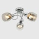image 3 of ValueLights Zarah 3 Way Silver Ceiling Bar Light