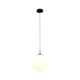 image 2 of Grosvenor  - Black Pendant Light with Glass Globe