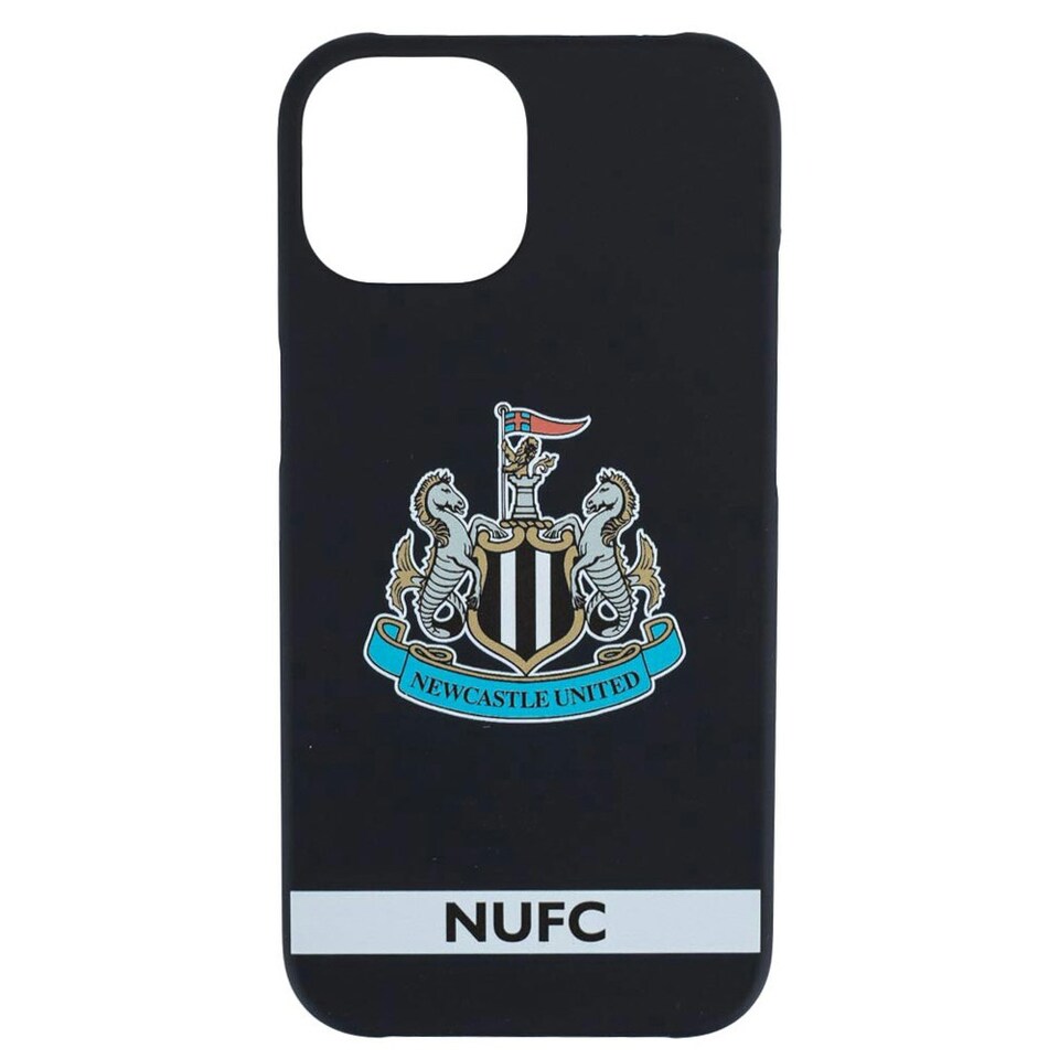 image 1 of Newcastle United FC iPhone 15 Compatible Crest Phone Case - Black/White/Grey - One Size