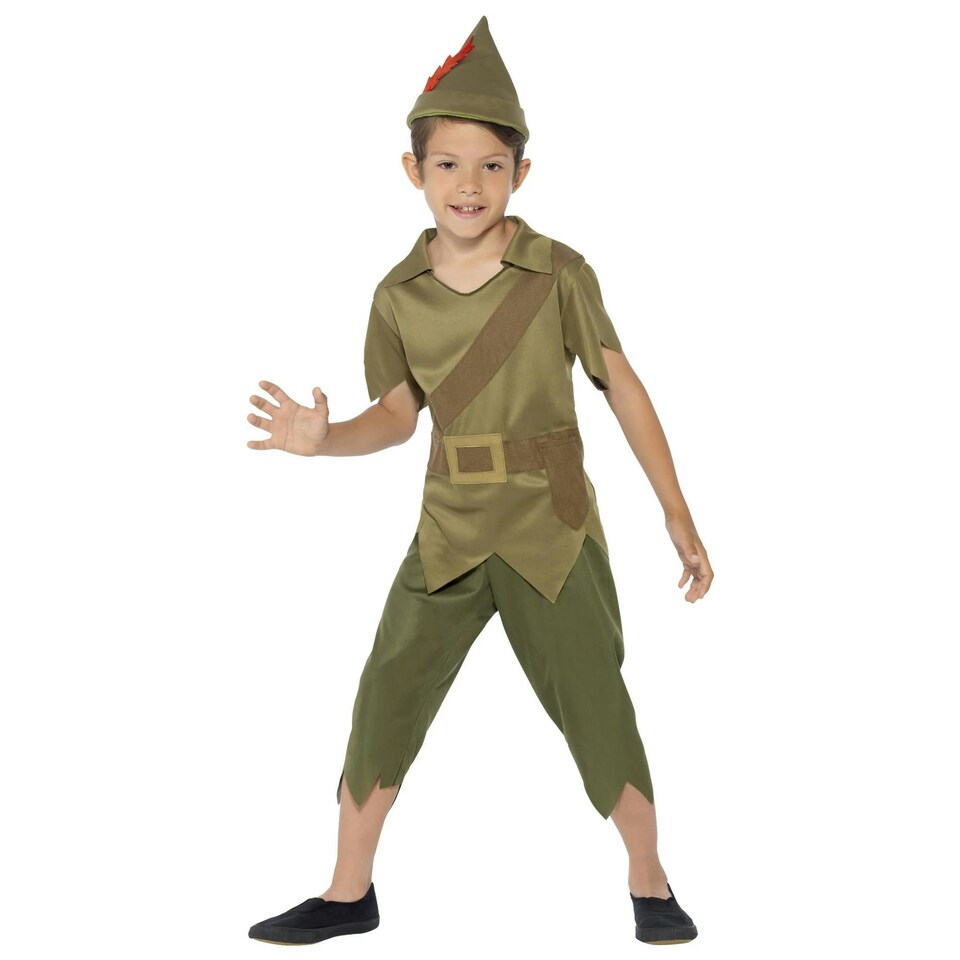 image 1 of Robin Hood Childrens/Kids Costume Set - Green - 4-6 Years 4-6 years