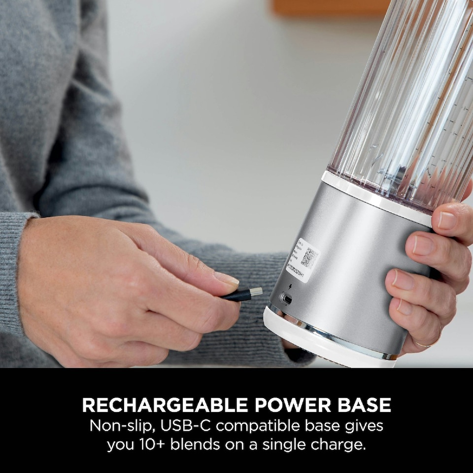 image 1 of Ninja Blast Cordless Portable Blender in White BC151UKWH White