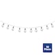 image 2 of Gardenwize Solar Crackle Ball String Lights (10 Piece)