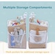 image 2 of Baby Nappy Caddy Organiser | Hanging Nursery Storage with Multiple Pockets