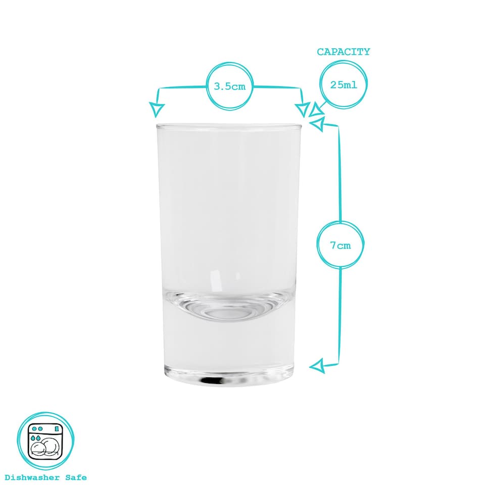 image 1 of Argon Tableware Tall Shot Glasses - 25ml - Pack of 24