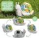image 4 of Pack of 1 Solar Snail Garden Ornament | Grey | One Size