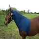 image 2 of Rhinegold Satin Lycra Stretch Neck Cover Blue | Size: Full
Colour: Navy Blue