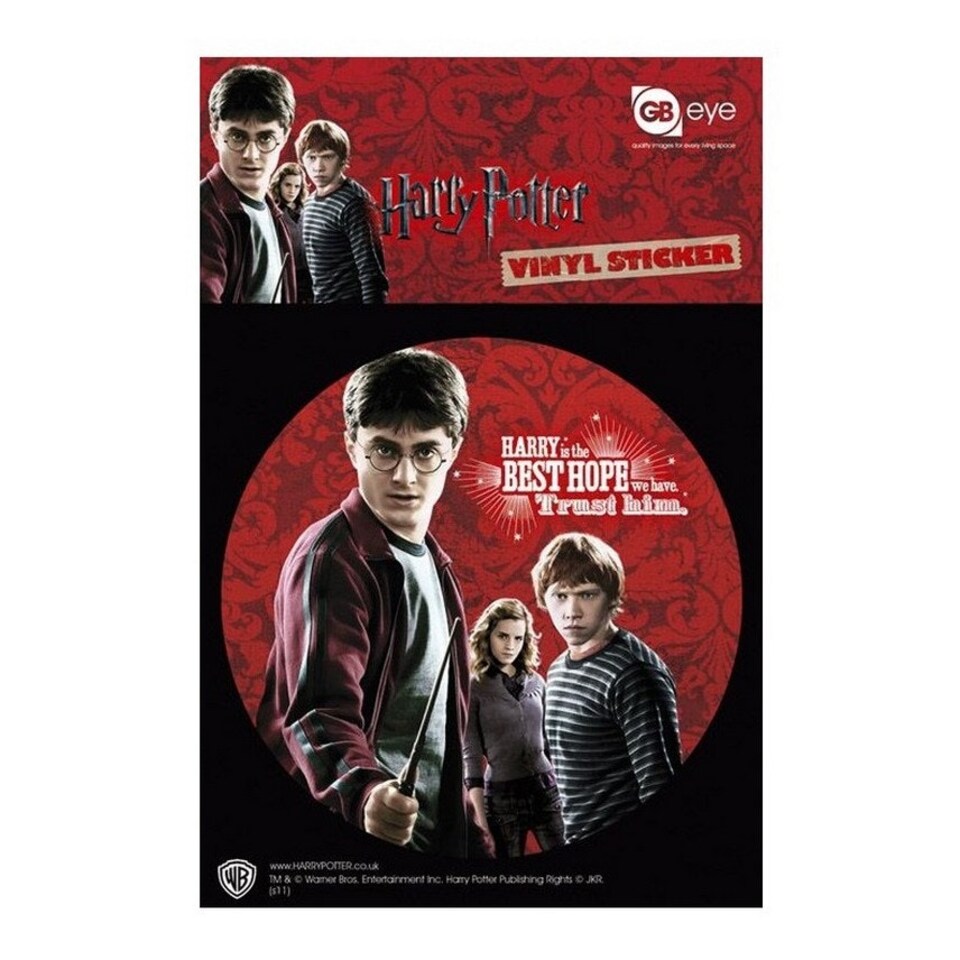 image 1 of Harry Potter Vinyl Logo Stickers - Multicoloured - One Size