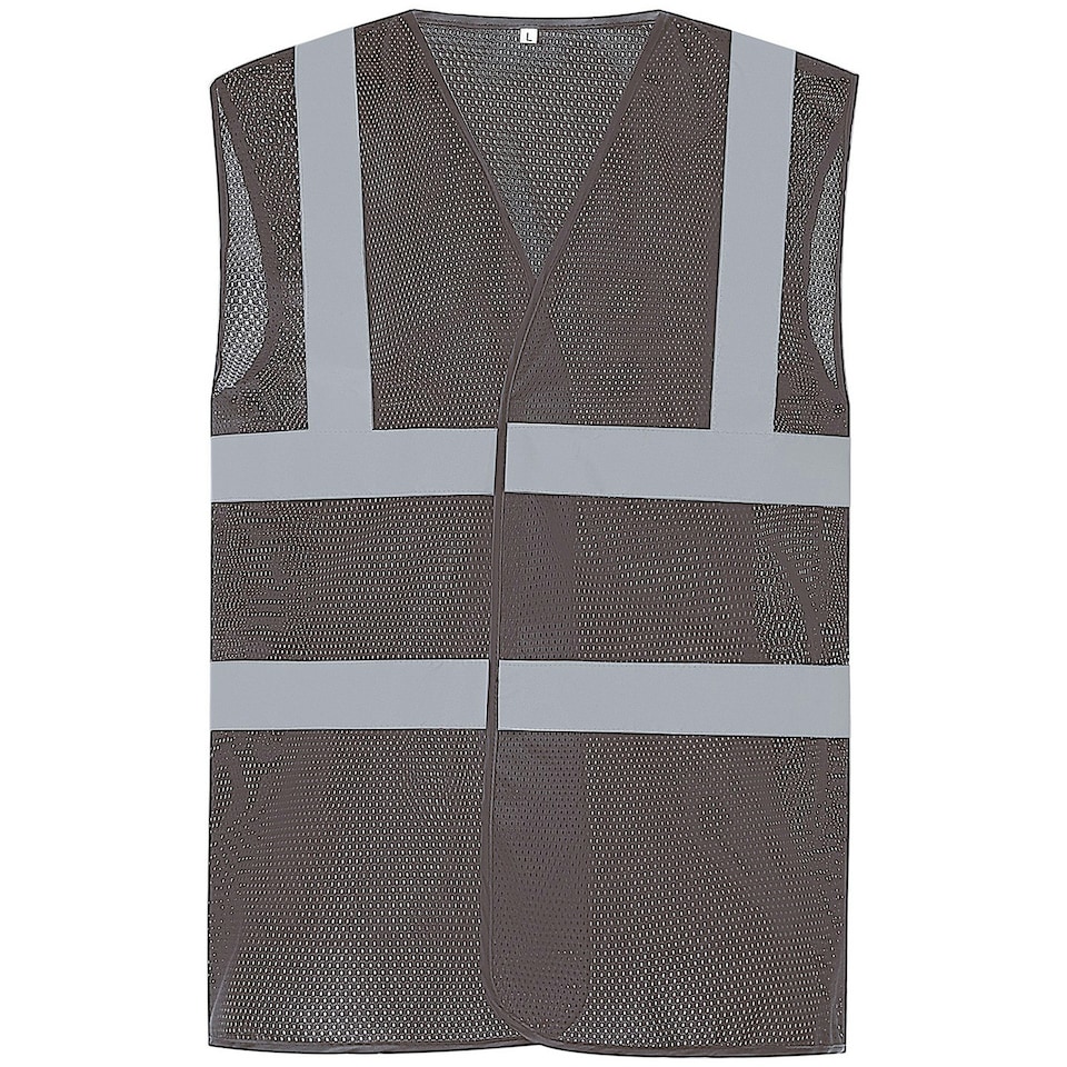 Yoko Unisex Adult Mesh Hi-Vis Vest - Grey - 3XL