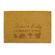 image 1 of Personalised Pumpkin Rectangle Doormat