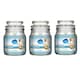 image 1 of Pack of 3 Pan Aroma Small Jar Candles With Lid - Pure Cotton