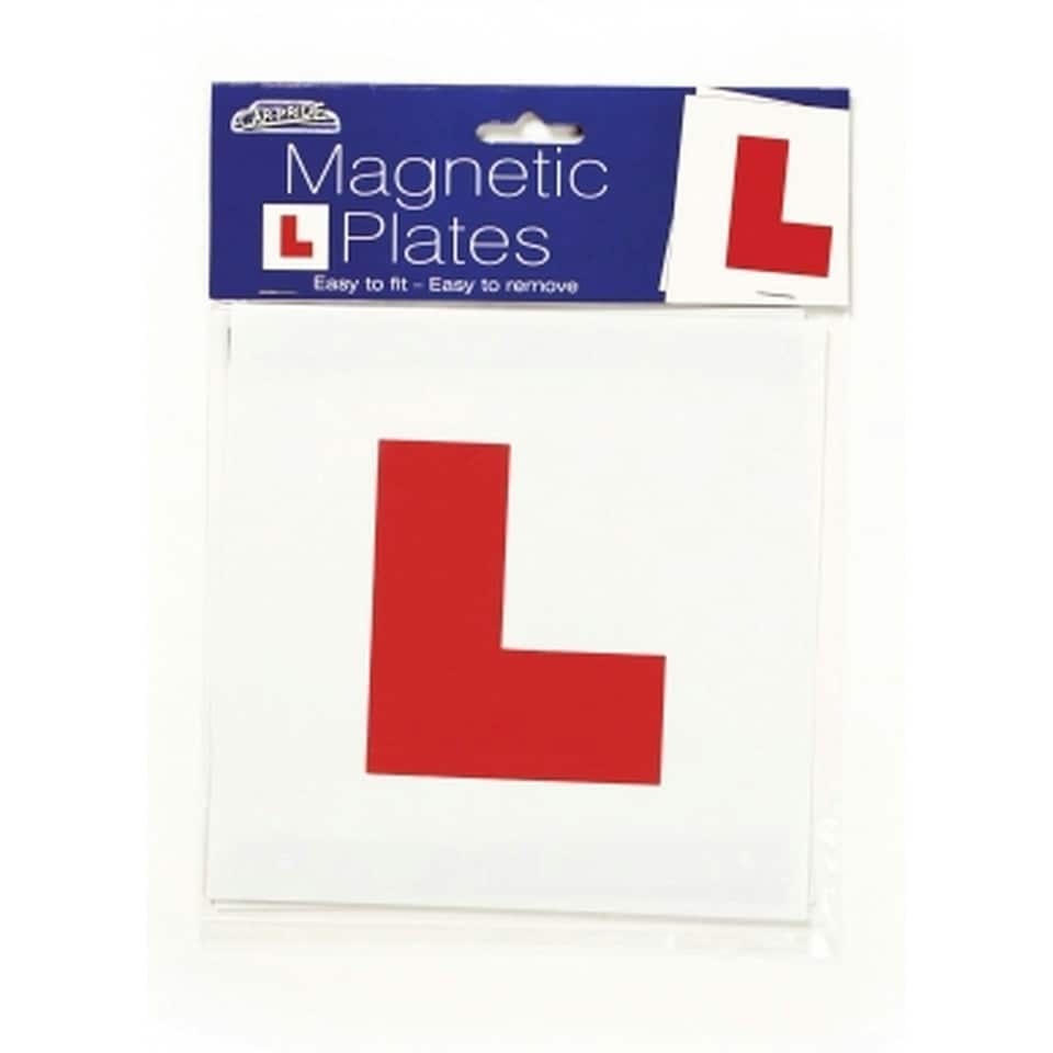 image 1 of Magnetic L Plates by Car Pride