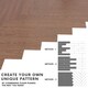 image 4 of NOVECRAFTO Self Adhesive Vinyl Floor Planks – Peel & Stick Flooring – Light Brown Wood Effect – Easy DIY Installation – Durable & Waterproof Tiles Brown | 5 sqm